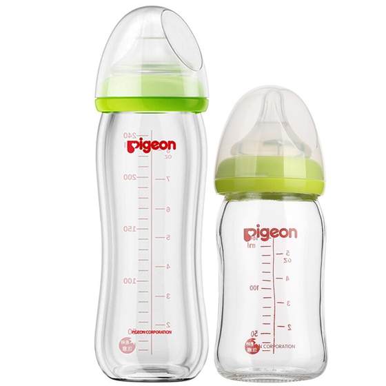 Beiqin Milk Bottle Wide Bore Glass Milk Bottle Newborn Baby Milk Bottle 6 Months and Over 1 Year Old Anti Inflation Beiqin Milk Bottle Wide Bore Glass Milk Bottle Newborn Baby Milk Bottle 6 Months and Over 1 Year Old Anti Inflation