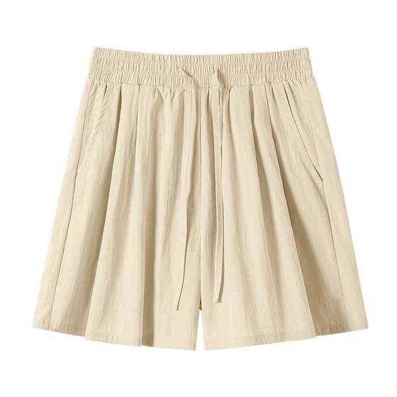 Bennilu shorts for women in summer new ice silk breathable casual pants versatile loose sports Yamamoto pants for women Q Bennilu shorts for women in summer new ice silk breathable casual pants versatile loose sports Yamamoto pants for women Q