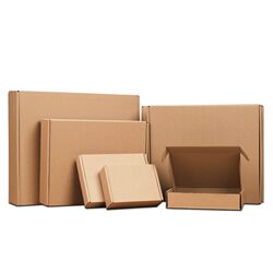 Aircraft box express box rectangular extra hard thickened packaging box large clothing carton carton supports custom printing