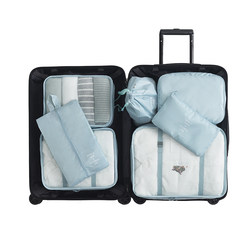 Travel storage bag six-piece suitcase clothing organization bag set travel underwear packaging bag cloth bag