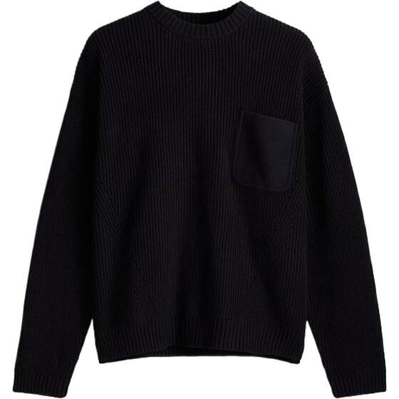 HM men's sweater summer simple round neck pullover long sleeve casual loose sweater 1238528
HM men's sweater summer simple round neck pullover long sleeve casual loose sweater 1238528
