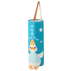 Happy Fish garbage bag storage artifact kitchen plastic bag large-capacity collector home wall-mounted storage box