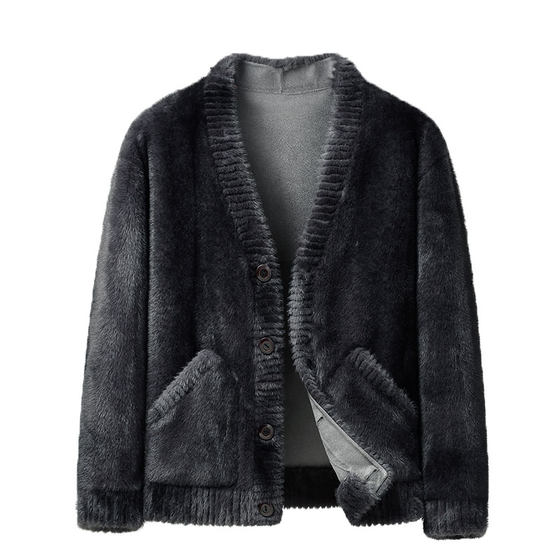Hengyuanxiang fur coat men's winter short ferret velvet jacket fashionable warm Haining fur coat
Hengyuanxiang fur coat men's winter short ferret velvet jacket fashionable warm Haining fur coat