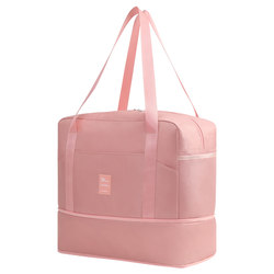 Foldable travel storage bag waterproof clothing organizer portable large capacity suitcase top trolley travel bag