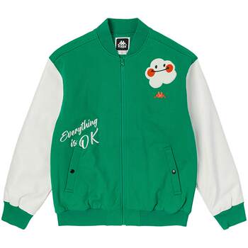 Kappa Kappa ໃບຫນ້າຍິ້ມເສື້ອຝ້າຍຄູ່ຜູ້ຊາຍແລະແມ່ຍິງດູໃບໄມ້ລົ່ນແລະລະດູຫນາວ baseball ເປືອກຫຸ້ມນອກຝ້າຍ cardigan jacket ເຢັນ jacket ໃຫມ່