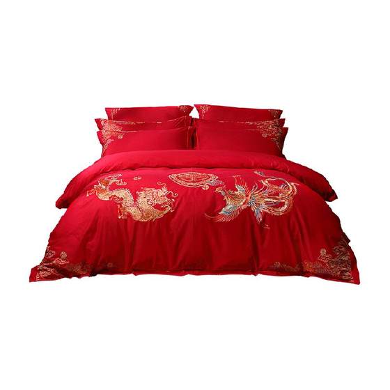 Mercury Home Textile Wedding Embroidery Kit Wedding Bedding Pure Cotton Kit Festive Wedding Bedding Big Red
Mercury Home Textile Wedding Embroidery Kit Wedding Bedding Pure Cotton Kit Festive Wedding Bedding Big Red