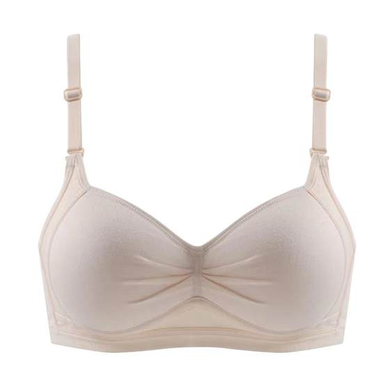 Underwear for women without steel rings, college students, high school girls, comfortable and seamless bras, small breasts gathered in pure cotton, thin bras Underwear for women without steel rings, college students, high school girls, comfortable and seamless bras, small breasts gathered in pure cotton, thin bras