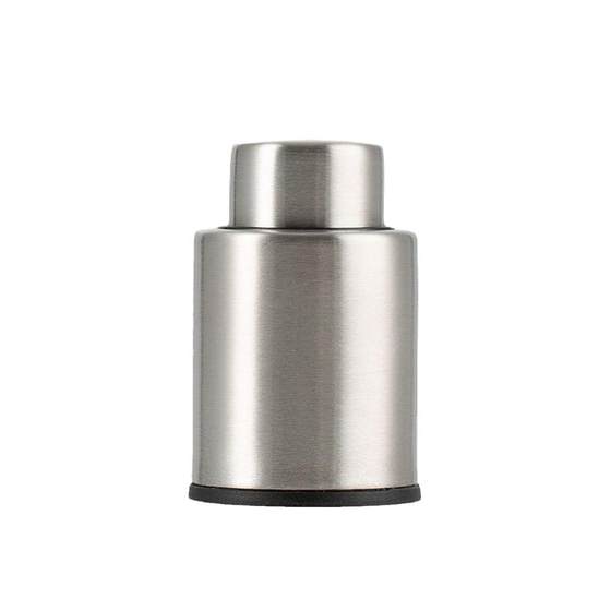 Red wine Vacuum pressing sealing fresh bottle stopper Wine cap Stainless steel silicone wine cap recorder Food grade Red wine Vacuum pressing sealing fresh bottle stopper Wine cap Stainless steel silicone wine cap recorder Food grade