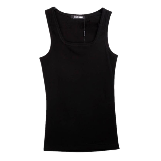 Korean version of the bottom two two -way vest men's body shape high -bomb pure cotton workers sports tight vest tide summer Korean version of the bottom two two -way vest men's body shape high -bomb pure cotton workers sports tight vest tide summer