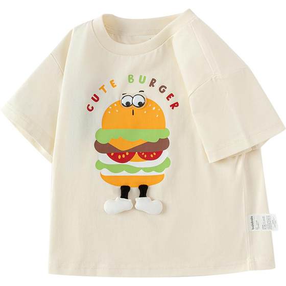 Balabala baby short-sleeved T-shirt boys and girls pure cotton tops summer clothes new children's clothing children's clothing season thin
Balabala baby short-sleeved T-shirt boys and girls pure cotton tops summer clothes new children's clothing children's clothing season thin