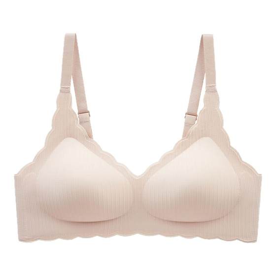 Fenten nude and traceless thin cup bra without steel rings gathering 3/4 cup simple secondary breast fitting underwear
Fenten nude and traceless thin cup bra without steel rings gathering 3/4 cup simple secondary breast fitting underwear
