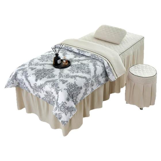 New beauty bed cover four-piece set summer high-end light luxury beauty salon physiotherapy massage special bed cover cover four seasons
New beauty bed cover four-piece set summer high-end light luxury beauty salon physiotherapy massage special bed cover cover four seasons