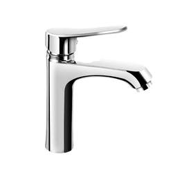 All-copper washbasin faucet hot and cold water household bathroom basin bathroom cabinet single faucet table washroom single hole