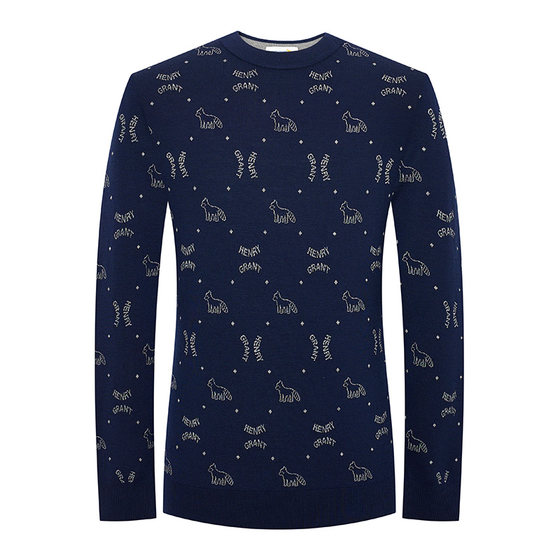 Henry Gran Panda's new autumn and winter products for men's fashionable round neck versatile knitted sweater casual warm long-sleeved wool shirt
Henry Gran Panda's new autumn and winter products for men's fashionable round neck versatile knitted sweater casual warm long-sleeved wool shirt