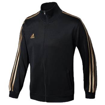 Adidas Adidas jacket ພາກຮຽນ spring ແລະ summer ຜູ້ຊາຍແລະແມ່ຍິງ flagship ເວັບໄຊທ໌ຢ່າງເປັນທາງການຄລາສສິກ striped ເສື້ອກິລາແສງສະຫວ່າງບາດເຈັບແລະ