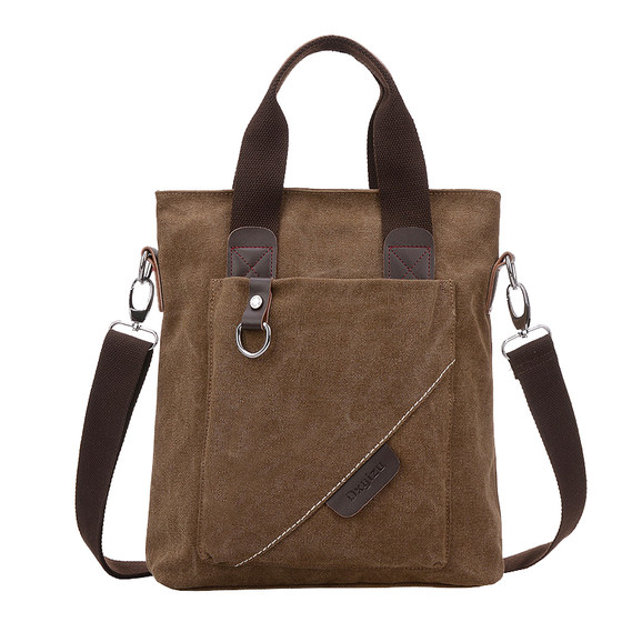 Trendy men's bag handbag Simple business briefcase casual retro canvas bag men's fashionable shoulder mesengers
Trendy men's bag handbag Simple business briefcase casual retro canvas bag men's fashionable shoulder mesengers