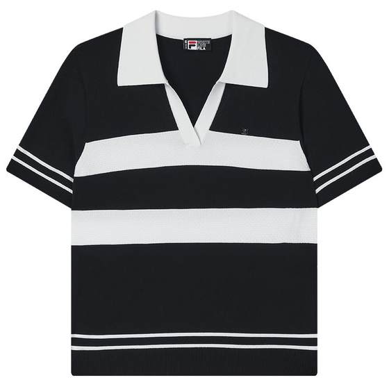 FILA official women's knitted sweater 2025 summer new fashionable casual color block short-sleeved lapel top
FILA official women's knitted sweater 2025 summer new fashionable casual color block short-sleeved lapel top