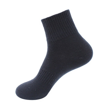 ຖົງຕີນຜູ້ຊາຍກາງ-calf cotton socks black sports socks regular spring and summer anti-odor sweat-wicking basketball socks thin mid-length socks