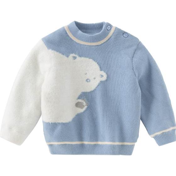 David Bella boys' semi-turtleneck sweater for children's plus velvet sweater warm winter new baby pullover top
David Bella boys' semi-turtleneck sweater for children's plus velvet sweater warm winter new baby pullover top