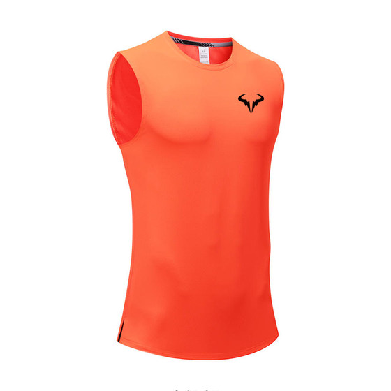 Nadal professional tennis vest running fitness sports men's sleeveless T-shirt loose breathable training vest customization
Nadal professional tennis vest running fitness sports men's sleeveless T-shirt loose breathable training vest customization