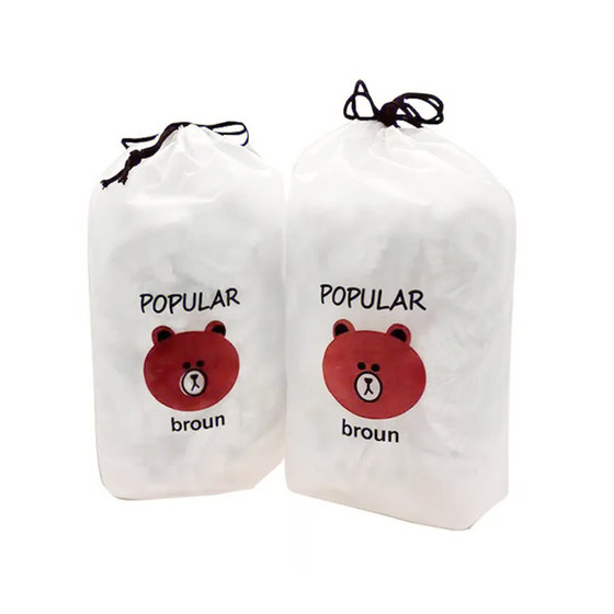 Little bear plastic wrap, setting food grade one -time fresh -keeping bag thickened home with loose refrigerator bowl cover cover Little bear plastic wrap, setting food grade one -time fresh -keeping bag thickened home with loose refrigerator bowl cover cover