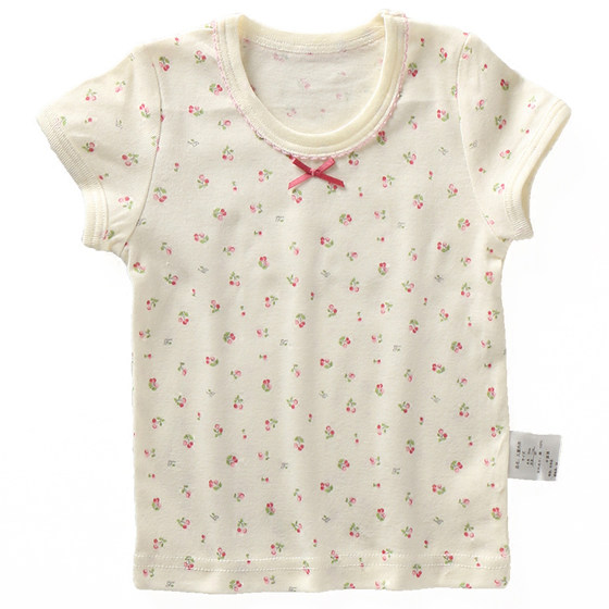 Summer thin baby girl baby child small medium and large children pure cotton cotton T-shirt half short sleeve round neck T-shirt cherry
Summer thin baby girl baby child small medium and large children pure cotton cotton T-shirt half short sleeve round neck T-shirt cherry