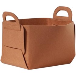 Ins style snack toy miscellaneous storage basket foldable dirty clothes basket soft felt dirty clothes basket for home use