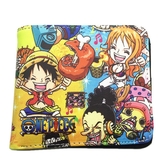 New Korean version trendy men's wallet, pirate Wang Lufei, trendy and creative youth student wallet New Korean version trendy men's wallet, pirate Wang Lufei, trendy and creative youth student wallet