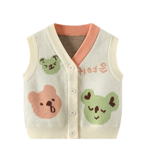 Baby vest autumn suit boy knitted cardigan sweater vest children spring and autumn clothes vest horse clip outside men
Baby vest autumn suit boy knitted cardigan sweater vest children spring and autumn clothes vest horse clip outside men