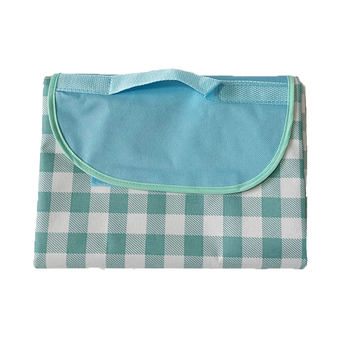 Picnic mat mat moisture-proof mat thickened spring outing outdoor camping mat picnic lawn beach mat waterproof mat ສີຟ້າ