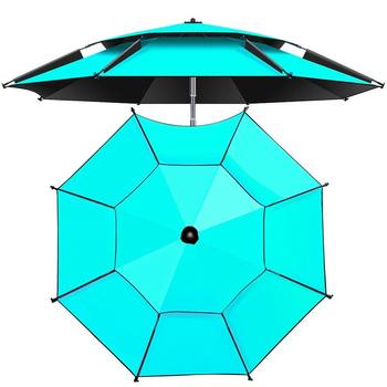 umbrella ການຫາປາຂະຫນາດໃຫຍ່ umbrella ການຫາປາກາງແຈ້ງ sunshade ພິເສດຂະຫນາດໃຫຍ່ umbrella rainproof sunscreen umbrella 2024 ໃຫມ່ crutch umbrella ground insert