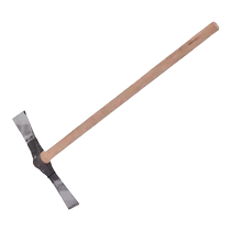 German quality special hoe for digging bamboo shoots planting vegetables and digging winter bamboo shoots agricultural old-fashioned forged loose soil pickaxe wooden handle