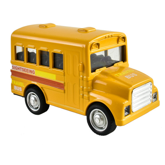 School bus Baojie bus bus simulation alloy car model Children's toys sounding glowing back force boys School bus Baojie bus bus simulation alloy car model Children's toys sounding glowing back force boys