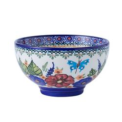 Sazaki Poland Color Foreign Trade Chaozhou Ceramic Tableware Set Home Rice Plate Shallow Plate Double-Eared Soup Pot Flower Butterfly