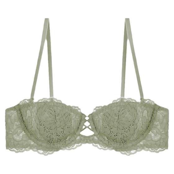 Baoshiyan strapless underwear for women in spring and summer thin big breasts showing small breasts and strapless beautiful back lace bra set
Baoshiyan strapless underwear for women in spring and summer thin big breasts showing small breasts and strapless beautiful back lace bra set
