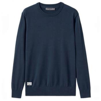 Giordano sweater ຜູ້ຊາຍ combed ຝ້າຍ embroidered ໂລໂກ້ round neck pullover sweater 18051602