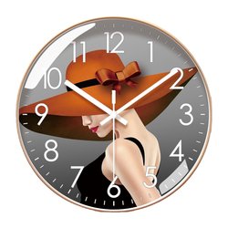 Yipula 6035 wall clock bar B&B clock fashion hotel home clock wall watch silent sweep second quartz clock