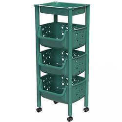 Kitchen rack floor-standing multi-layer vegetable rack toy storage rack kitchen supplies complete vegetable basket storage rack