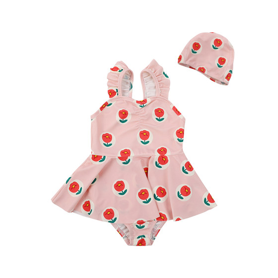 Xia Sheng skirt conjoined swimsuit girl suspender printing connecting swimsuit children's fast dry swimming clothes summer new
Xia Sheng skirt conjoined swimsuit girl suspender printing connecting swimsuit children's fast dry swimming clothes summer new