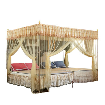 ພະລາຊະວັງທີ່ເຮັດເອງ ຕຽງນອນເຖິງເພດານ spliced ​​​​mosquito ​​, custom-made larger and wider extra-large tatami kang bed nets