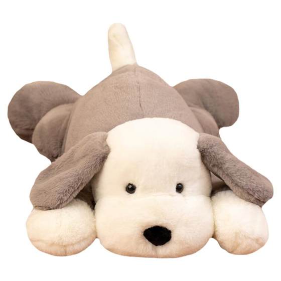 The new healing doll lying dog plush puppy hug sleeping doll side sleeping pillow, sleeping toy gifts to sleep The new healing doll lying dog plush puppy hug sleeping doll side sleeping pillow, sleeping toy gifts to sleep