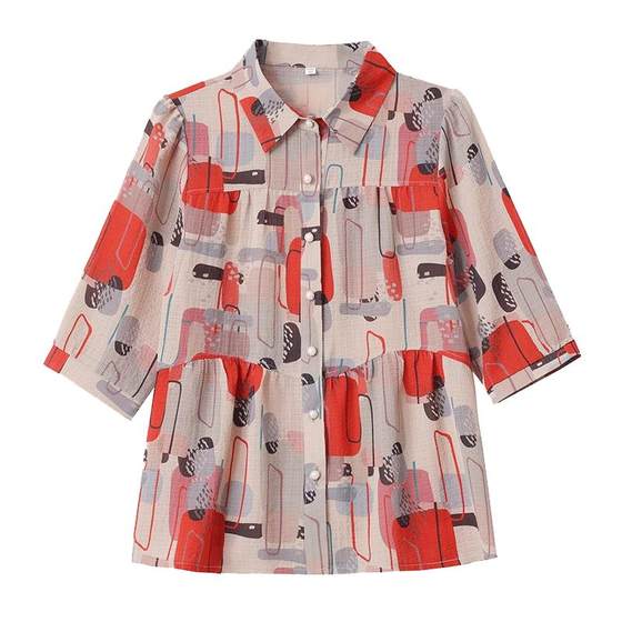 Middle-aged women's short-sleeved shirt for middle-aged and elderly mothers 2025 summer new fashionable suit chiffon mid-sleeved top
Middle-aged women's short-sleeved shirt for middle-aged and elderly mothers 2025 summer new fashionable suit chiffon mid-sleeved top
