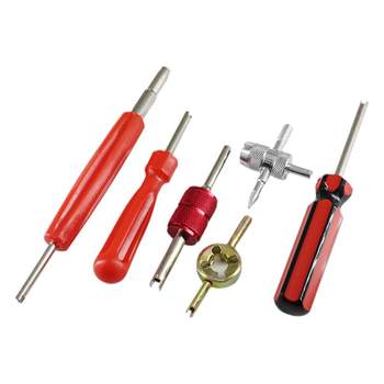 Universal valve core wrench key car tire vacuum valve vacuum air conditioner installation and repair tire deflation needle tool