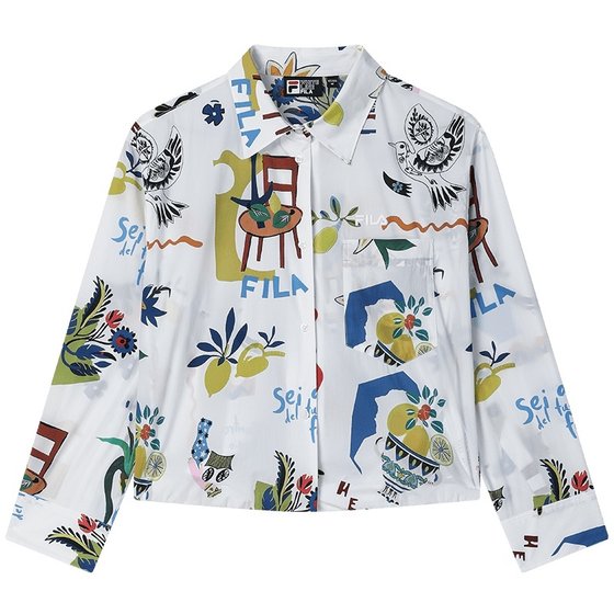 Yang Mi's same FILA official women's cool coat top 25 summer new casual loose sunscreen long-sleeved shirt
Yang Mi's same FILA official women's cool coat top 25 summer new casual loose sunscreen long-sleeved shirt
