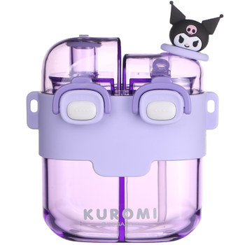 Kurome double drink cup ຈອກນ້ໍາເດັກນ້ອຍສໍາລັບເດັກຍິງໂຮງຮຽນ 2024 ໃຫມ່ sub-warehouse cup ນັກຮຽນ kettle summer