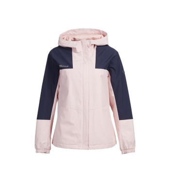 Xtep Jacket Women's 2024 Spring New Jacket Women's Genuine Contrast Color Splicing Hooded Windbreaker Woven Top