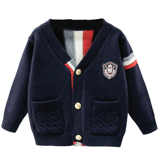 Boys Spring and Autumn Sweater Cardigan 2025 New Baby College Style Sweater Children's Casual Warm Sweater
Boys Spring and Autumn Sweater Cardigan 2025 New Baby College Style Sweater Children's Casual Warm Sweater