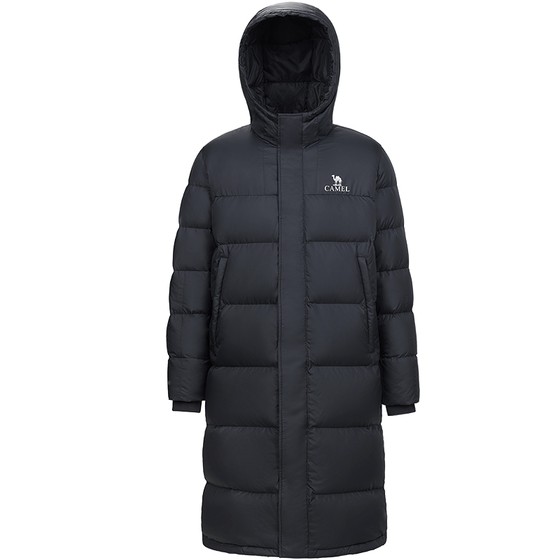 Camel men's long over-knee down jacket for men 2024 outdoor thickened warm and windproof white duck down hooded jacket
Camel men's long over-knee down jacket for men 2024 outdoor thickened warm and windproof white duck down hooded jacket
