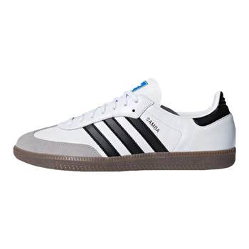 adidas Adidas Clover Samba OG ການຝຶກອົບຮົມດ້ານສິນທໍາຂອງຜູ້ຊາຍແລະແມ່ຍິງໃນຊ່ວງລຶະເບິ່ງຮ້ອນຕ່ໍາສຸດເກີບບາດເຈັບແລະນ້ໍາຫນັກເບົາ B75806