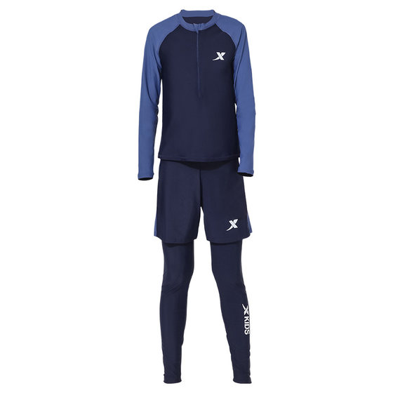 X-step long-sleeved children's swimsuit 2025 new style boys' medium-sized and large children's split students' surfing and quick-drying training diving suit
X-step long-sleeved children's swimsuit 2025 new style boys' medium-sized and large children's split students' surfing and quick-drying training diving suit